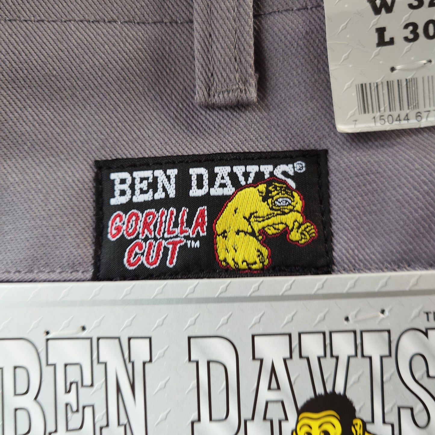 BENDAVIS GOLLILA CUT PANTS LT.GREY US企画