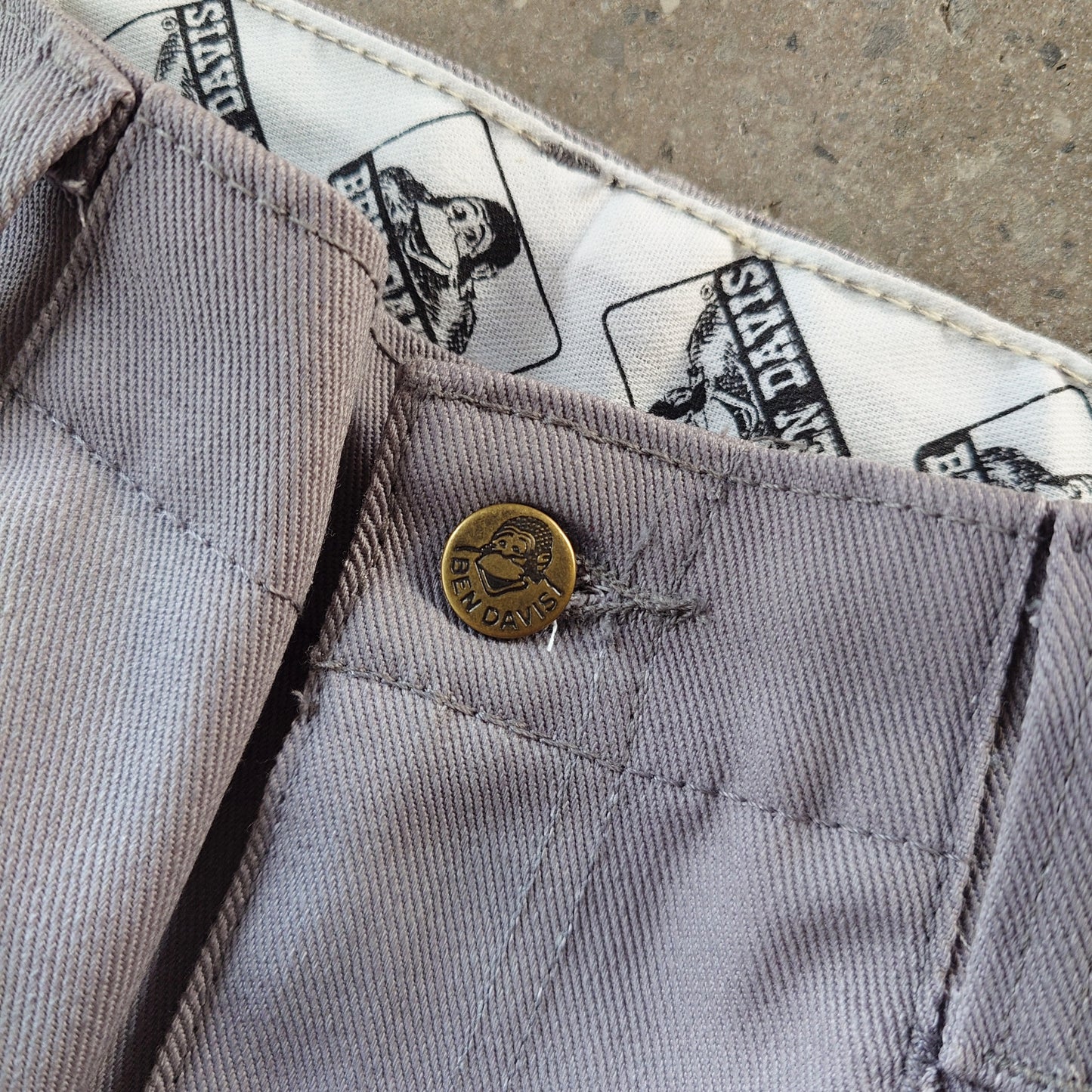 BENDAVIS GOLLILA CUT PANTS LT.GREY US企画