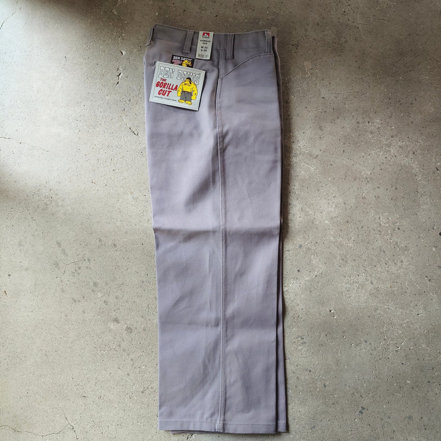 BENDAVIS GOLLILA CUT PANTS LT.GREY US企画