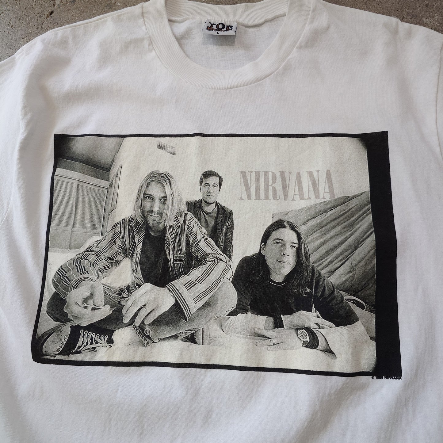 NIRVANA 90s ORIGINAL print tee L 1996年