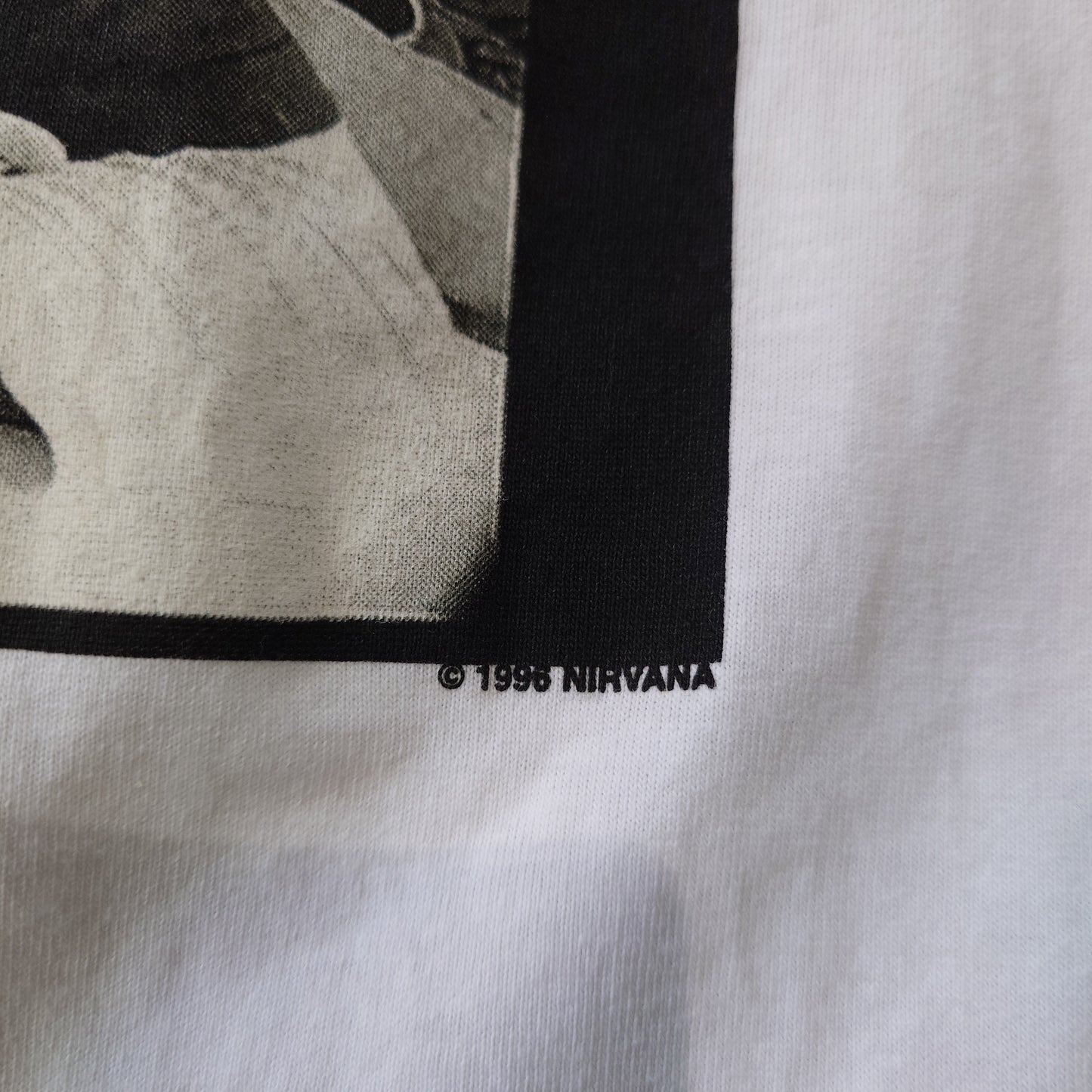 NIRVANA 90s ORIGINAL print tee L 1996年