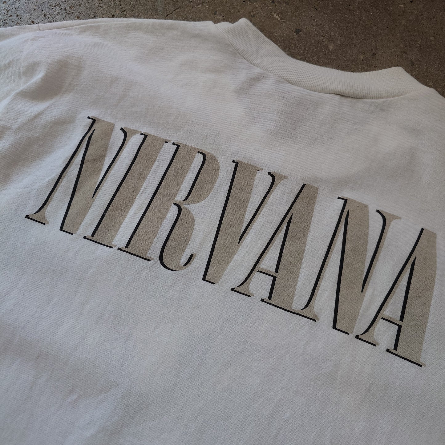 NIRVANA 90s ORIGINAL print tee L 1996年