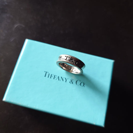 Tiffany silver ring　T&CO 1837 ＃14