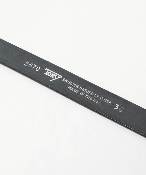 TORY LEATHER FOOK BELT 2670 Made in USA  トリーレザーベルト　フックベルト