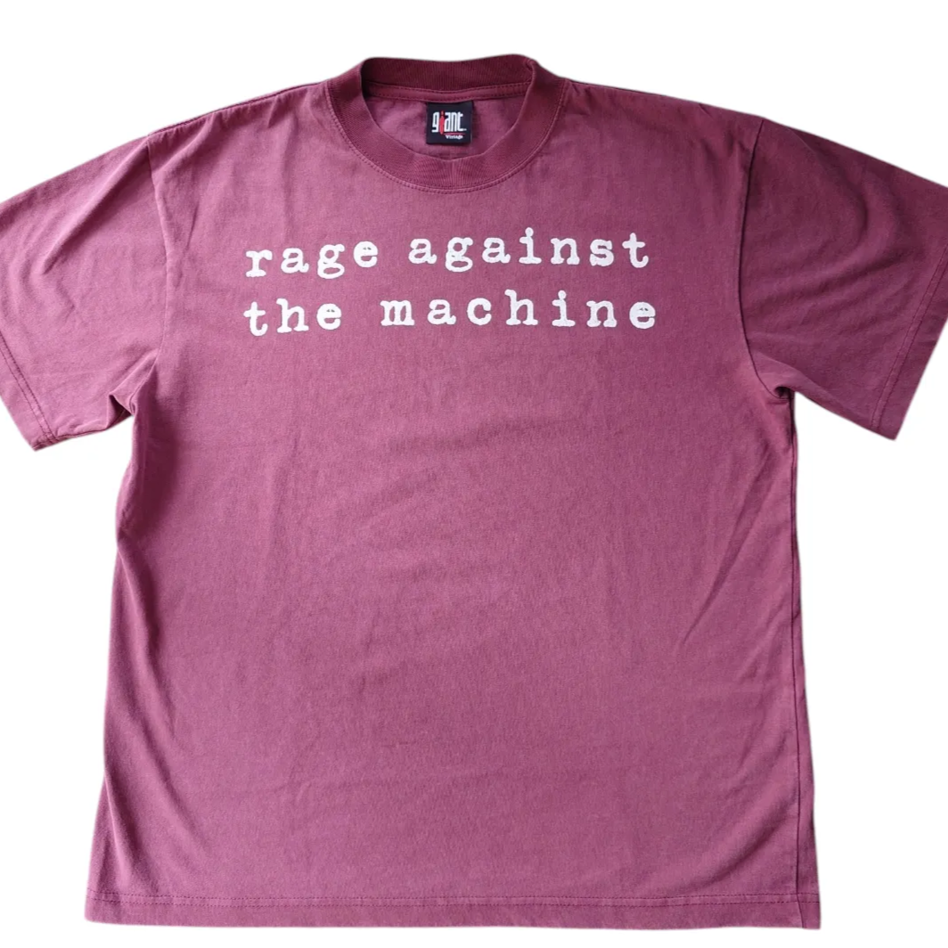 RAGE AGAINT THE MACHINE オフィシャルLOGO 　Teeシャツ　GIANT vintage