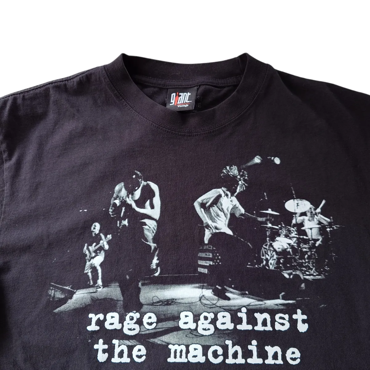 RAGE AGAINT THE MACHINE オフィシャル　Teeシャツ LIVE PHOTO　GIANT vintage