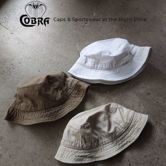 COBRA HAT USA bucket hat cotton washed