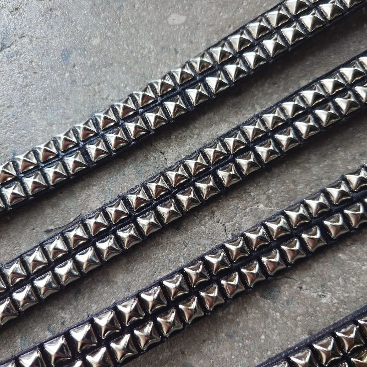 Brackney Leather 2ROW STUDS BELT Made in USA