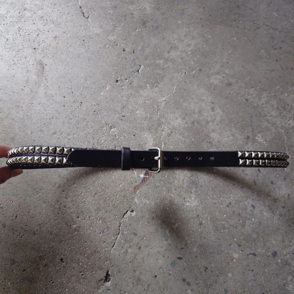 Brackney Leather 2ROW STUDS BELT Made in USA