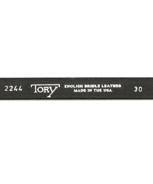 TORY LEATHER WESTERN BELT 2244 Made in USA トリーレザーナローベルト　ウエスタン　ブライドルレザー