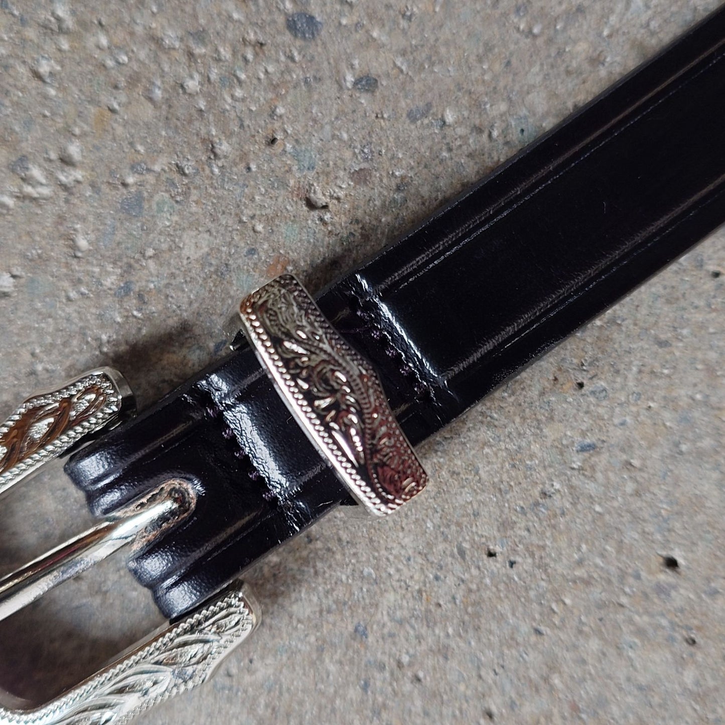 TORY LEATHER WESTERN BELT 2244 Made in USA トリーレザーナローベルト　ウエスタン　ブライドルレザー