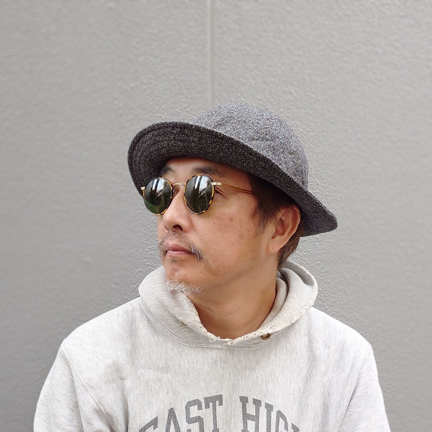 HIGHER black chambray bucket hat Made in JAPAN