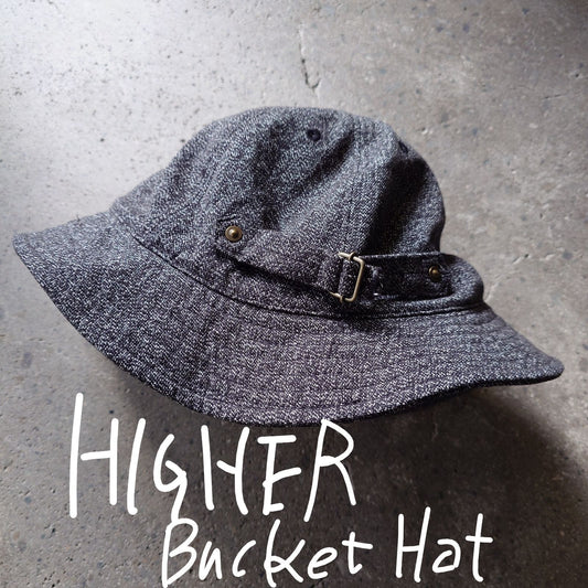 HIGHER black chambray bucket hat Made in JAPAN