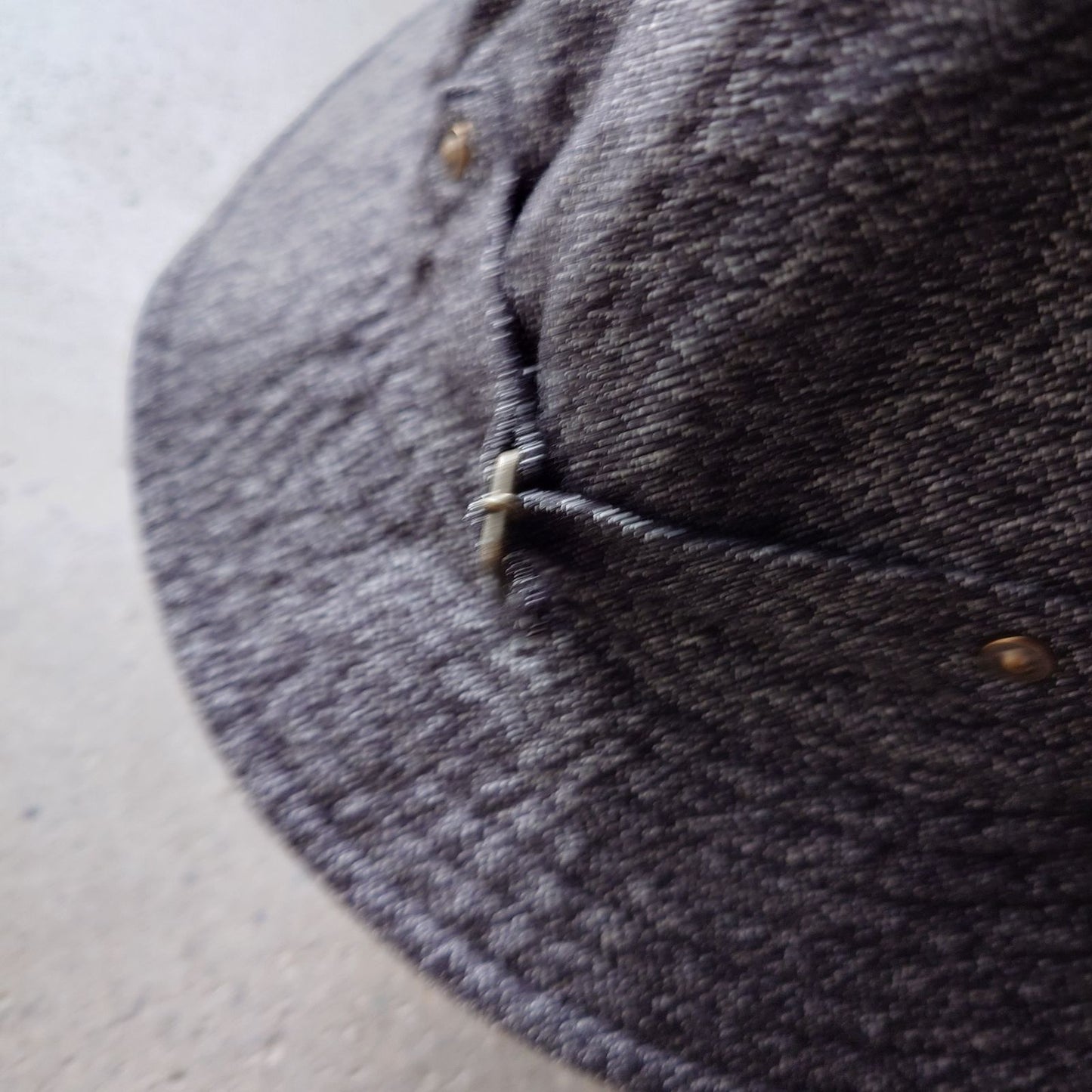 HIGHER black chambray bucket hat Made in JAPAN
