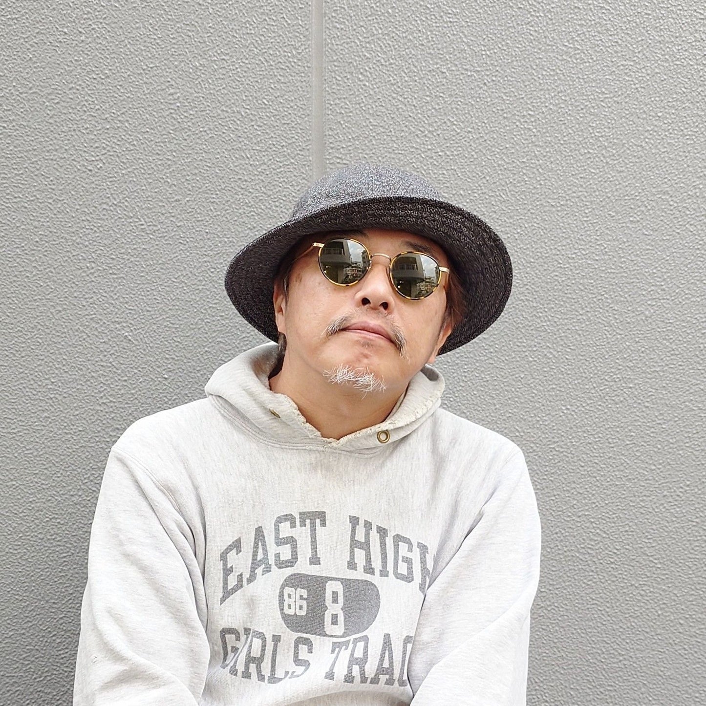 HIGHER black chambray bucket hat Made in JAPAN