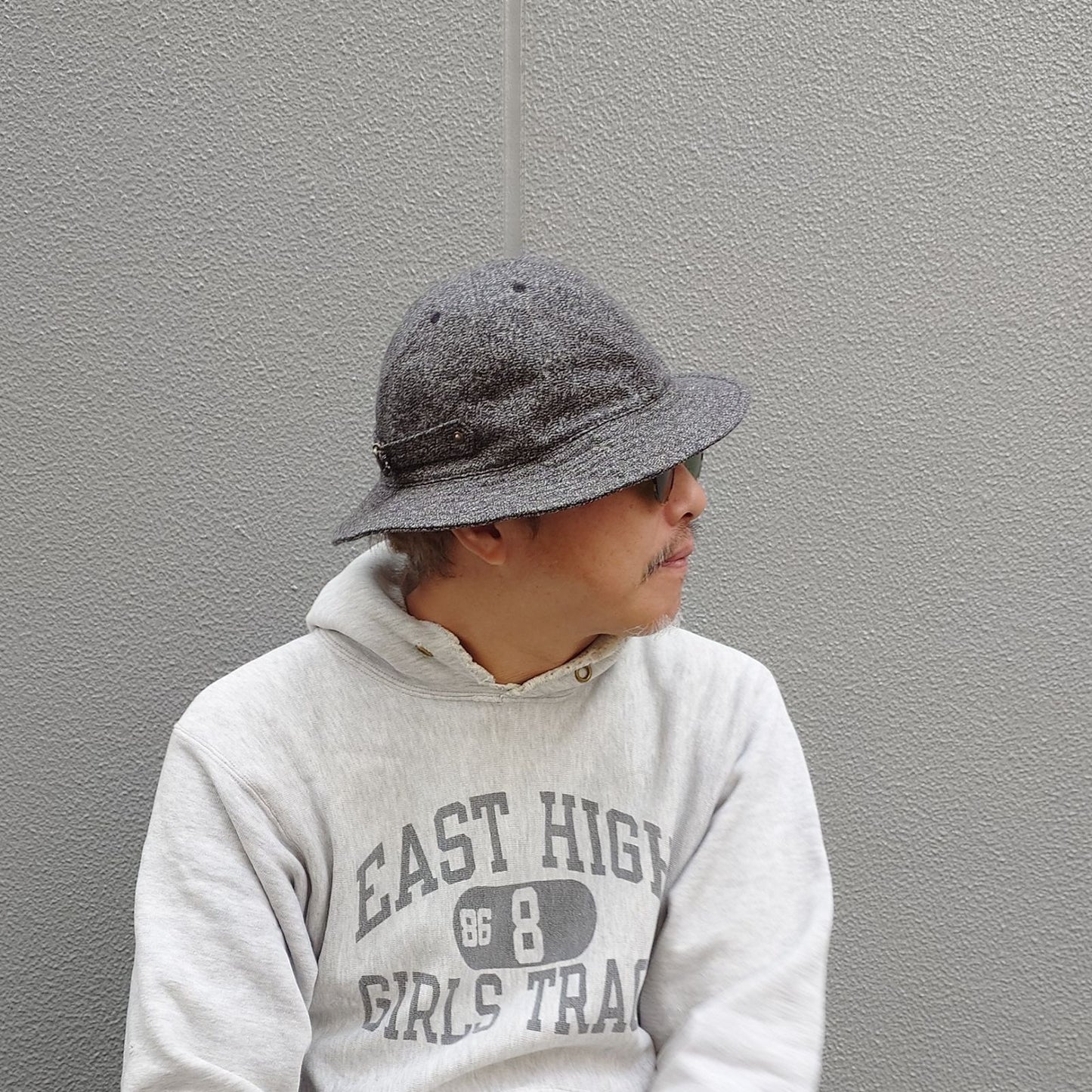 HIGHER black chambray bucket hat Made in JAPAN