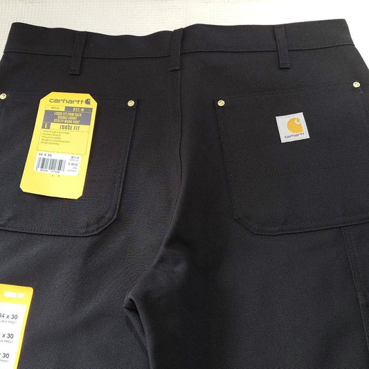 デッドストック　アメリカ製 CARHARTT DOUBLE KNEE WORK PANTS カーハートダブルニーワークパンツ　アメリカ製　デッドストック　デトロイト　ブラック