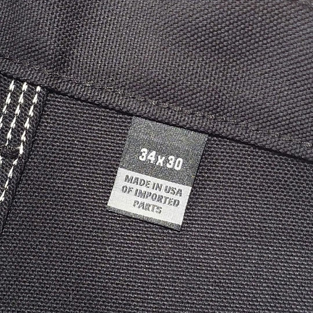 デッドストック　アメリカ製 CARHARTT DOUBLE KNEE WORK PANTS カーハートダブルニーワークパンツ　アメリカ製　デッドストック　デトロイト　ブラック