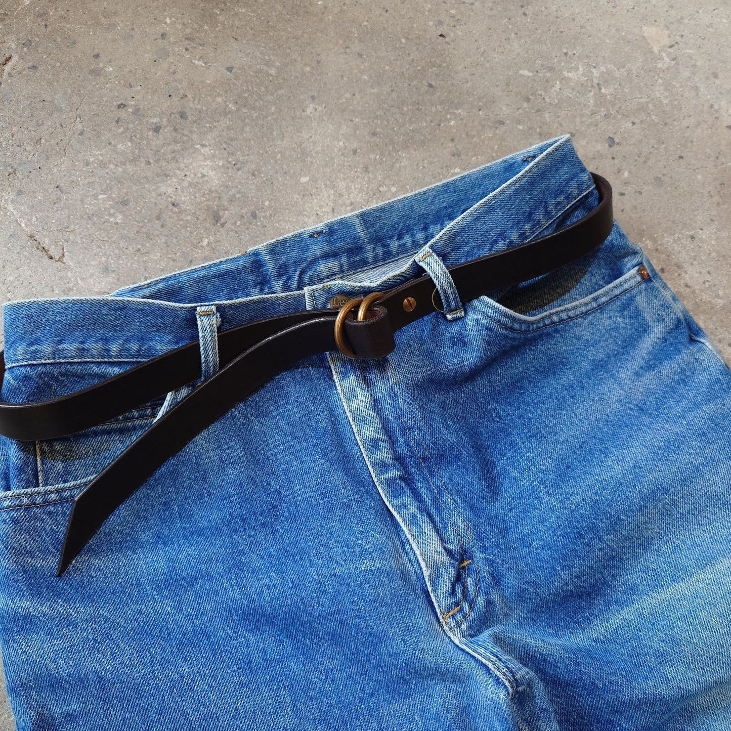VASCO "LEATHER RING BELT - NARROW"　VS-601　日本製　リングベルト　本革ベルト