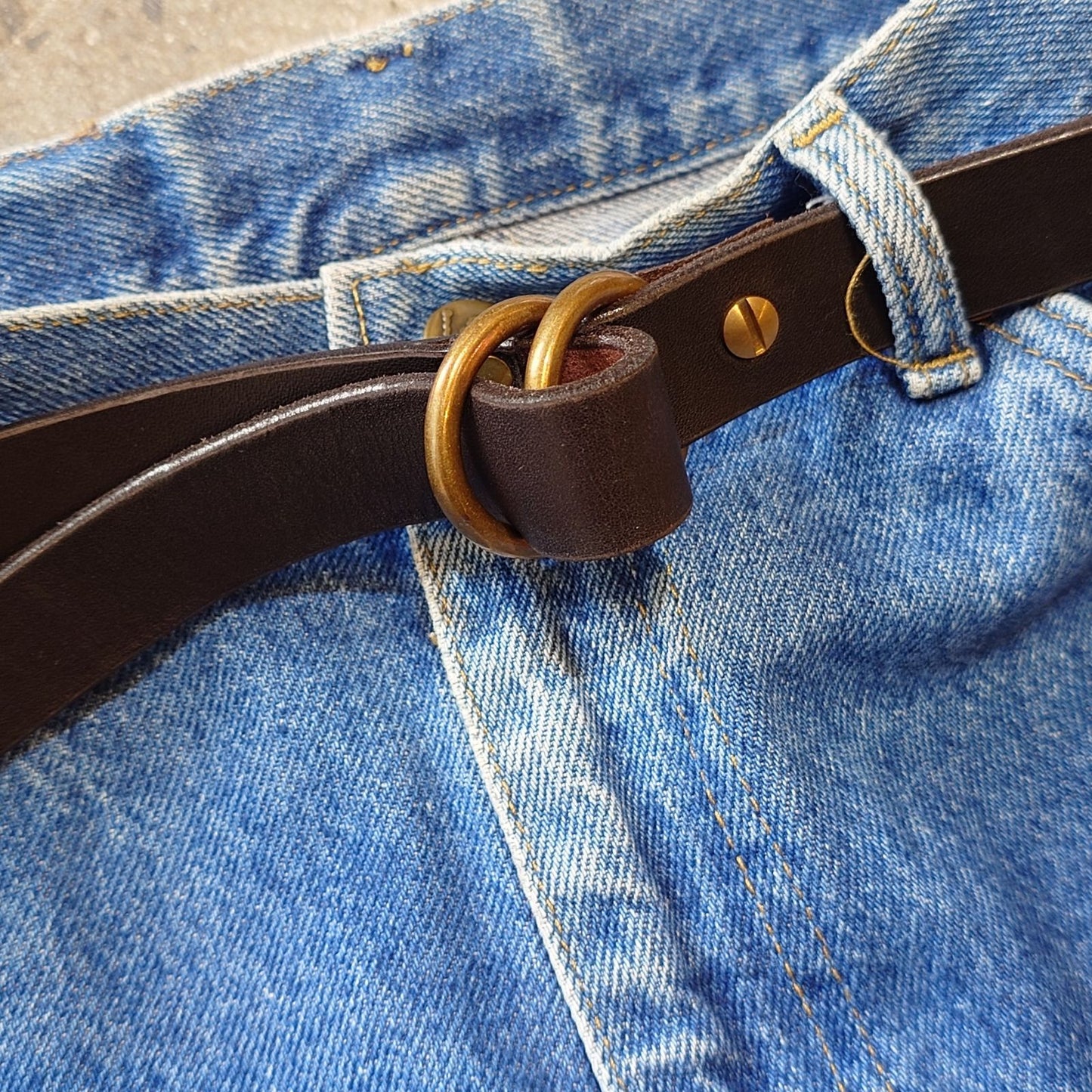 VASCO "LEATHER RING BELT - NARROW"　VS-601　日本製　リングベルト　本革ベルト