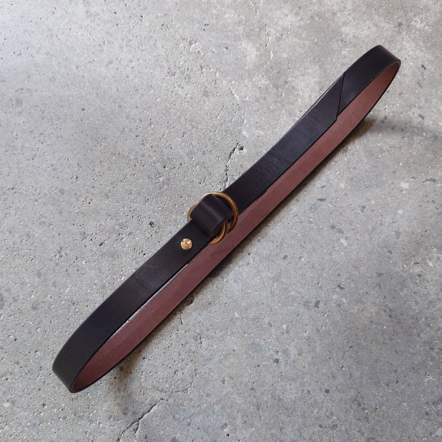 VASCO "LEATHER RING BELT - NARROW"　VS-601　日本製　リングベルト　本革ベルト