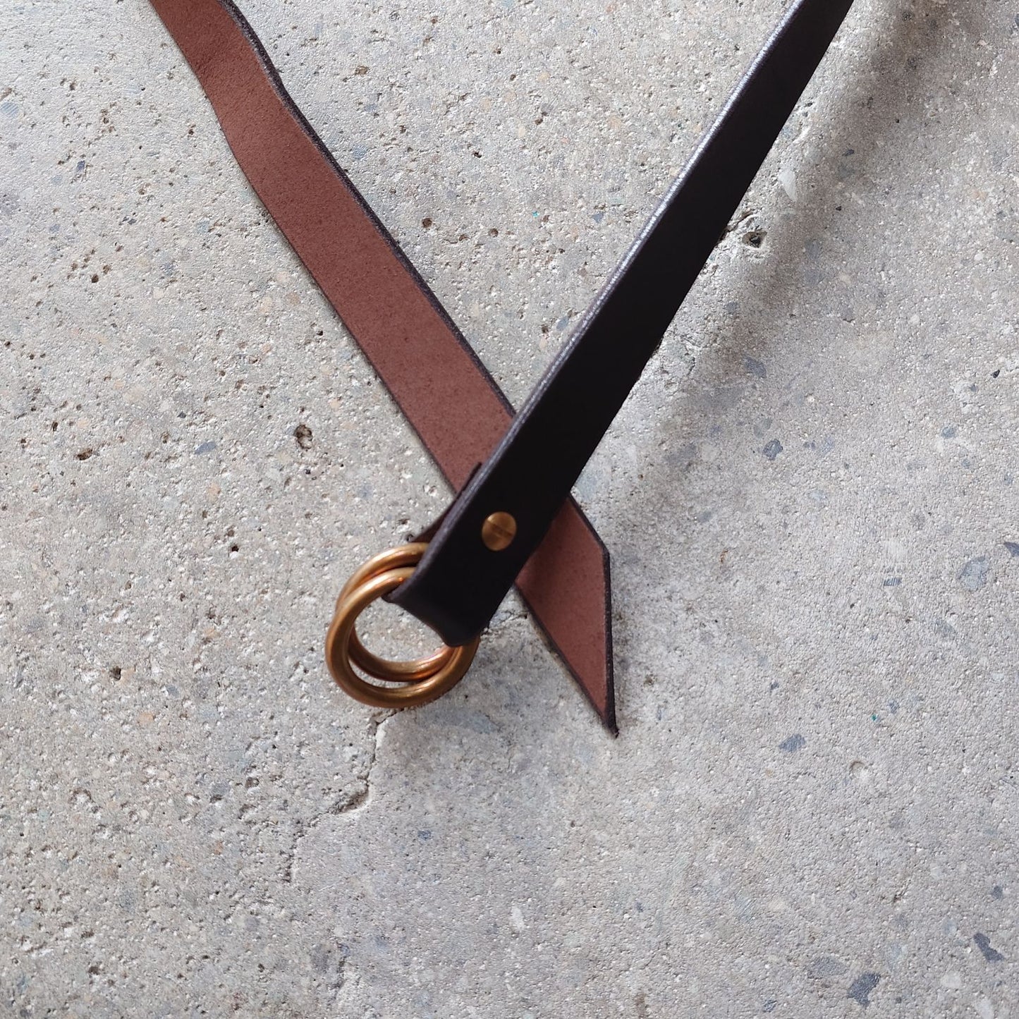 VASCO "LEATHER RING BELT - NARROW"　VS-601　日本製　リングベルト　本革ベルト