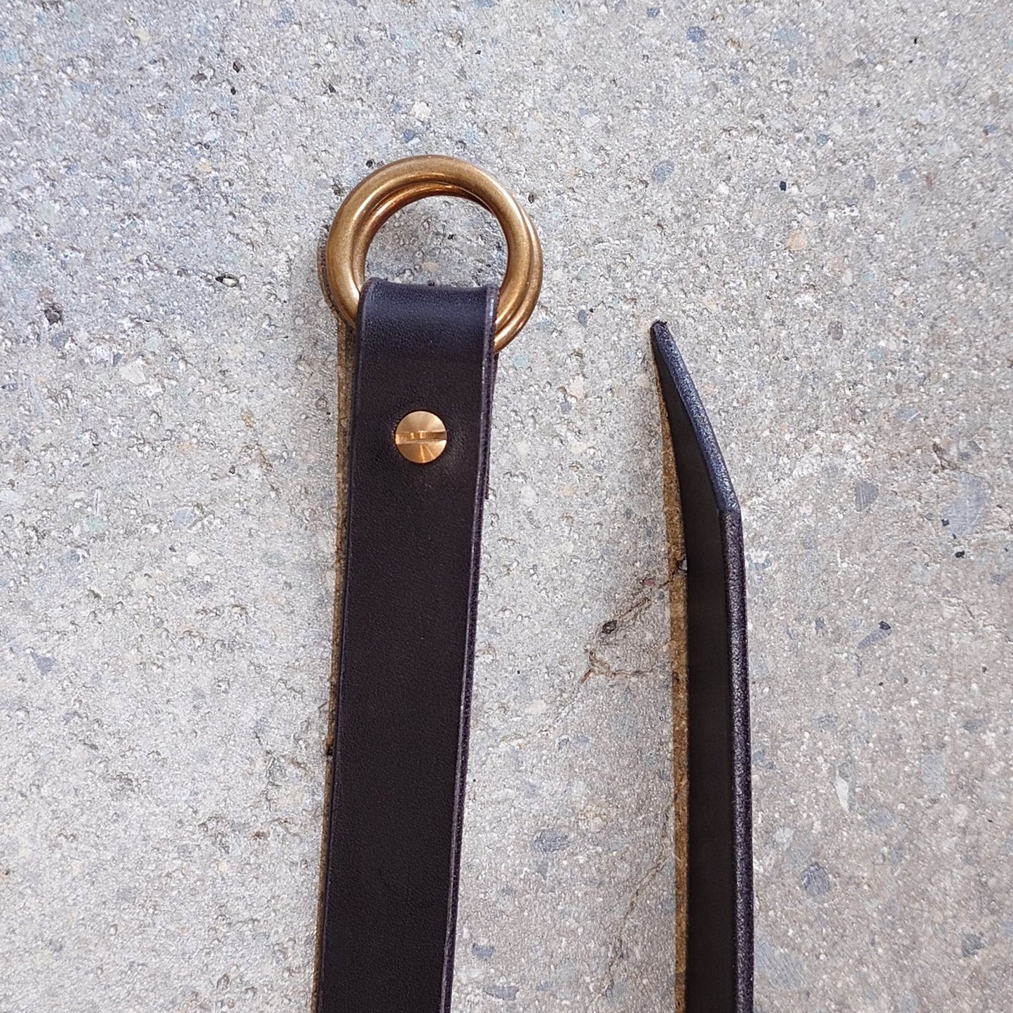 VASCO "LEATHER RING BELT - NARROW"　VS-601　日本製　リングベルト　本革ベルト