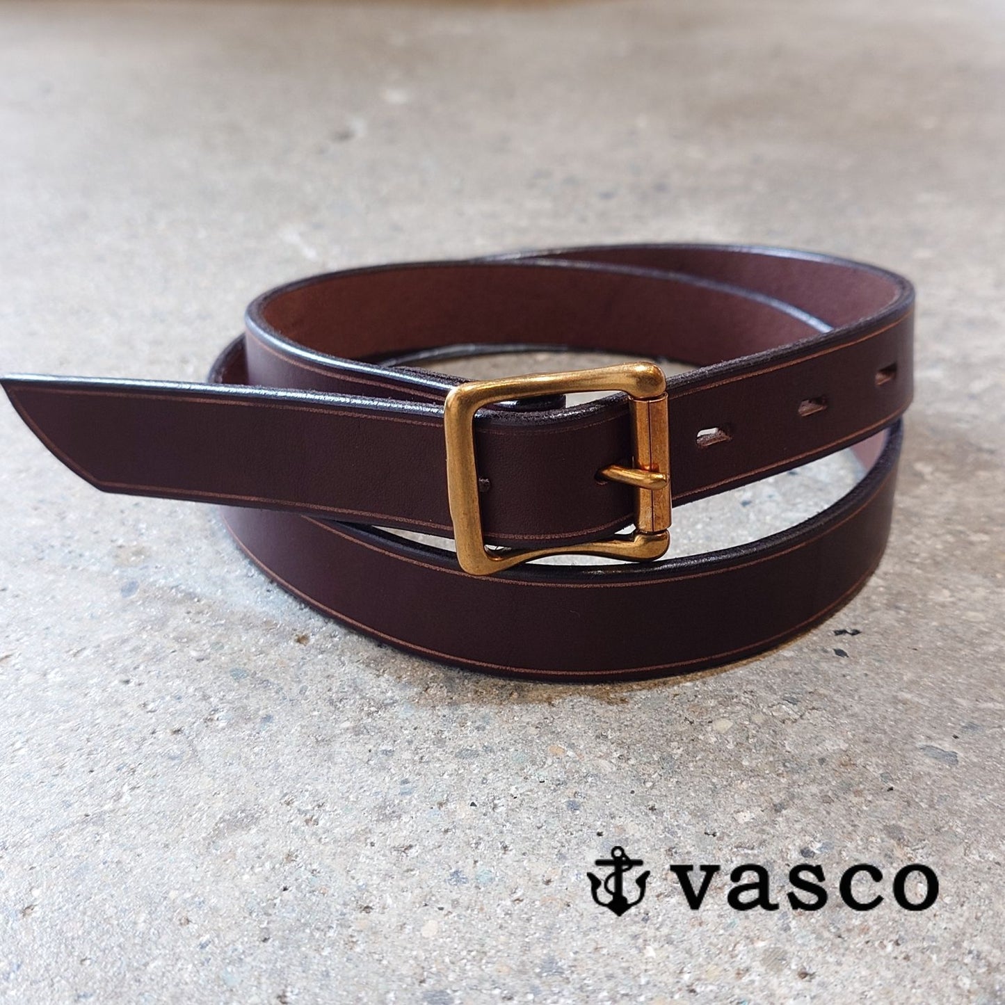 vasco レザーベルト LEATHER GARRISON BELT -NARROW-　VS-603 日本製　本革　レザーベルト