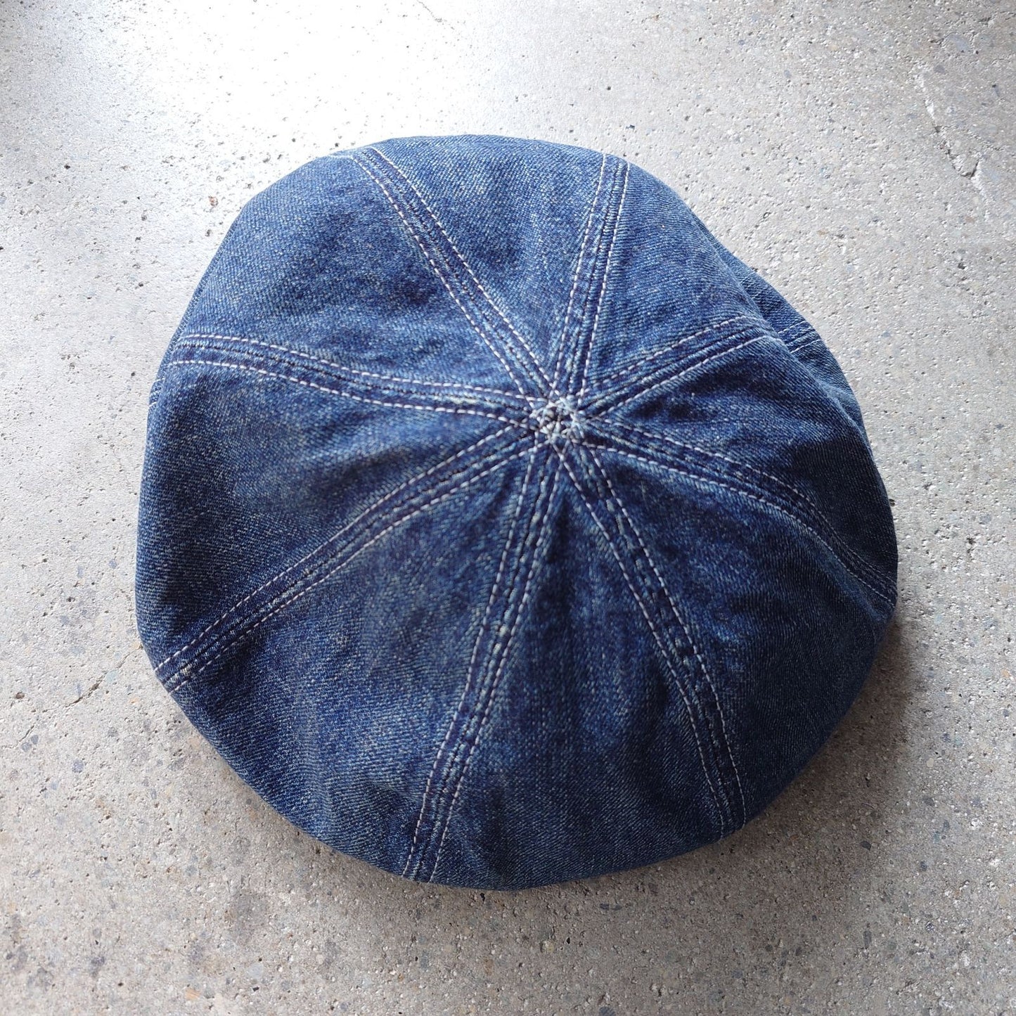 HIGHER DENIM WIDE BERET デニムワイドベレー ビンテージウォッシュ　日本製