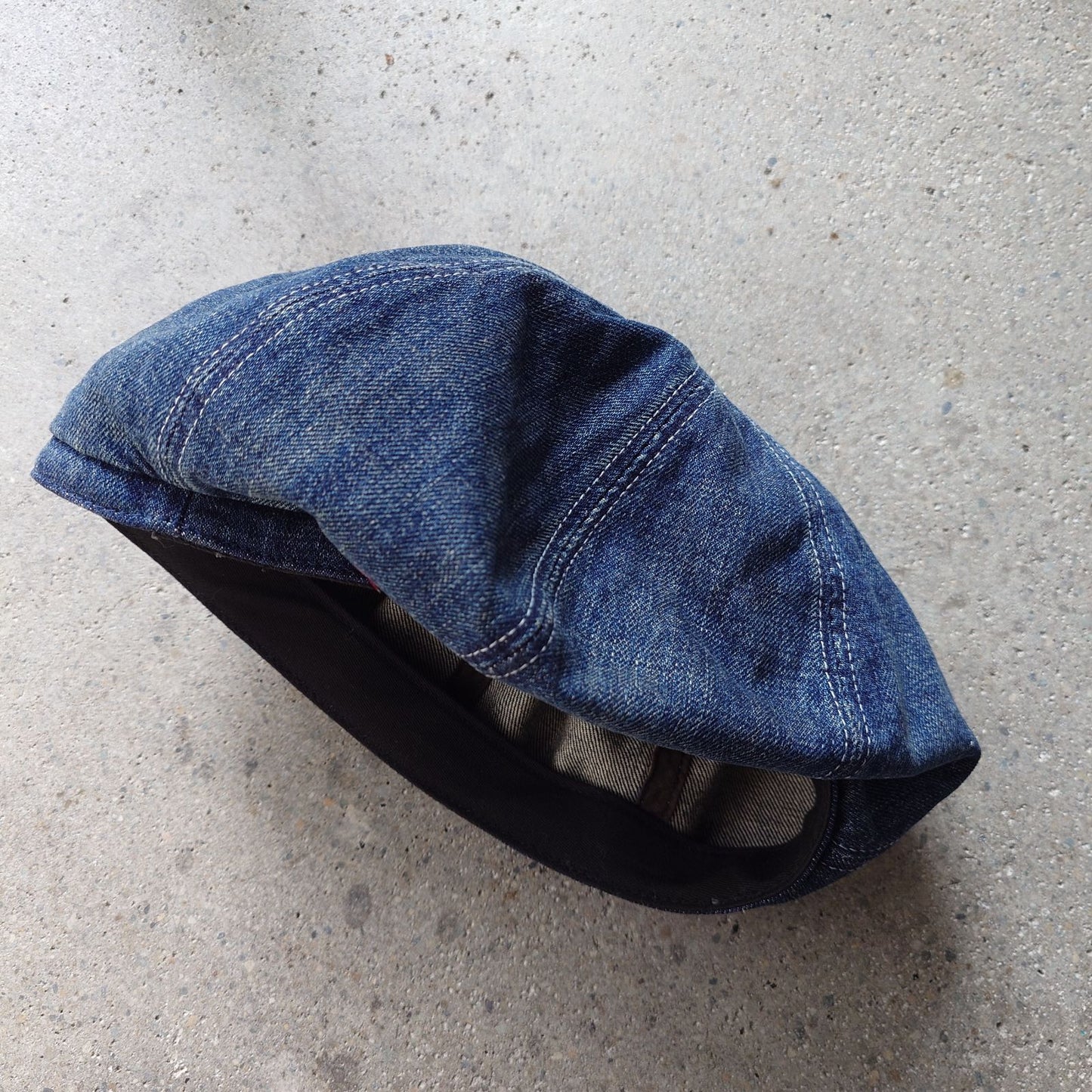 HIGHER DENIM WIDE BERET デニムワイドベレー ビンテージウォッシュ　日本製