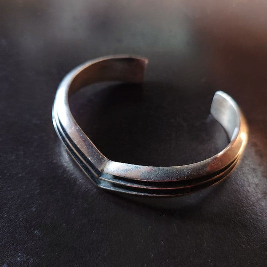 TOMHAWK 3LINE Bangle silver 925 NAVAJO