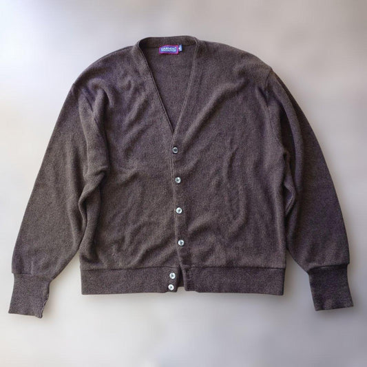 CARMEL acrylic wool cardigan XL made in USA