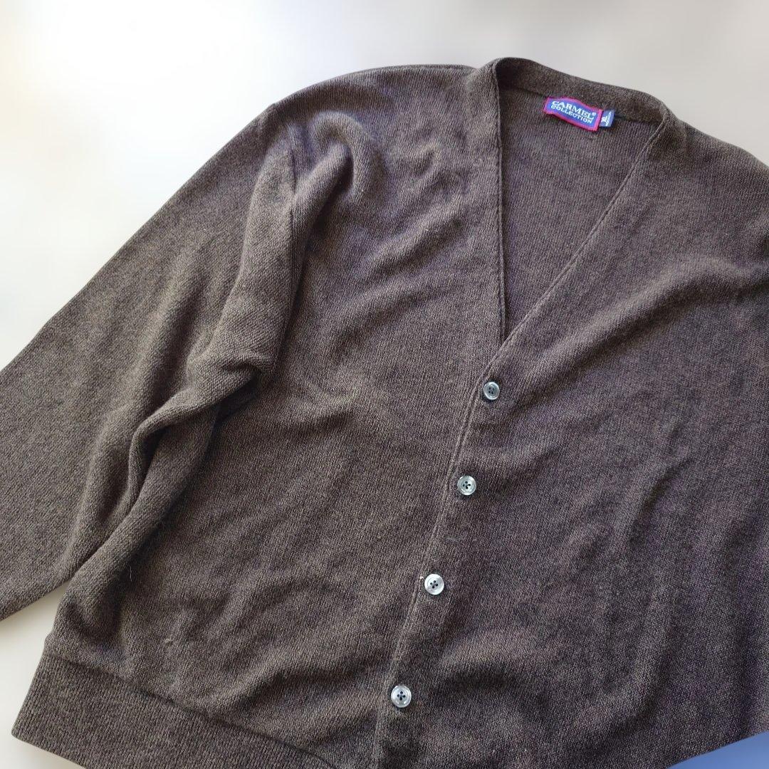 CARMEL acrylic wool cardigan XL made in USA