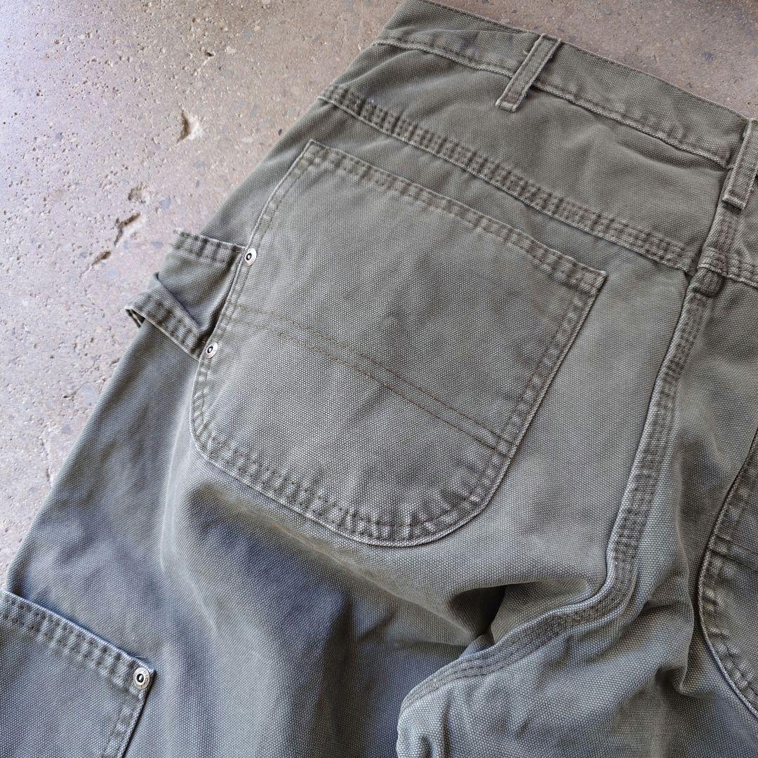dickies work pantsディッキーズ　海外使用　キャンバス　ワークパンツ　ダメージ　ボロ　W34