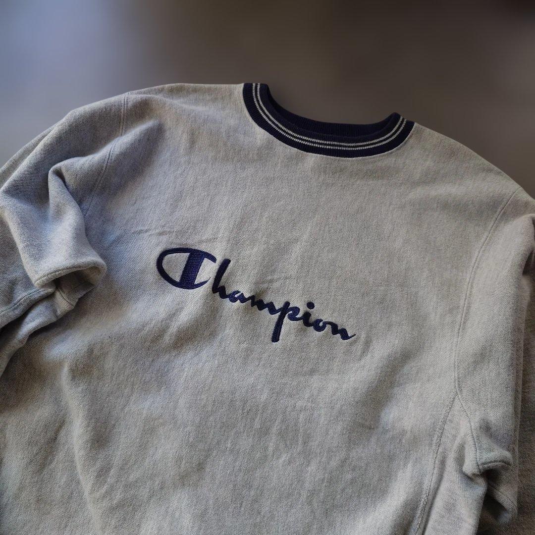 90s Champion reverse weave trico tag sweat logo L