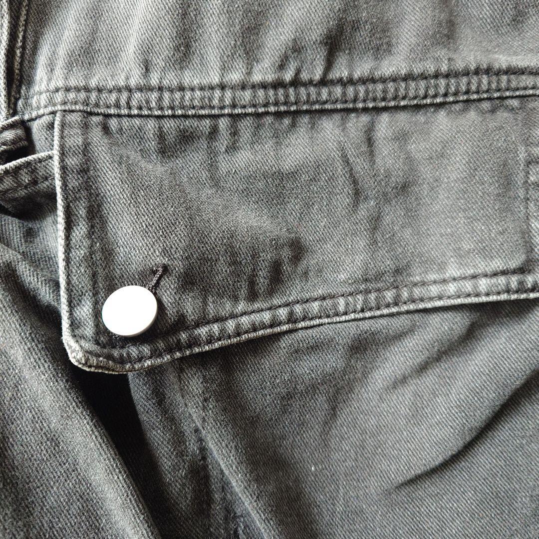 Used black jeans Denim Vest