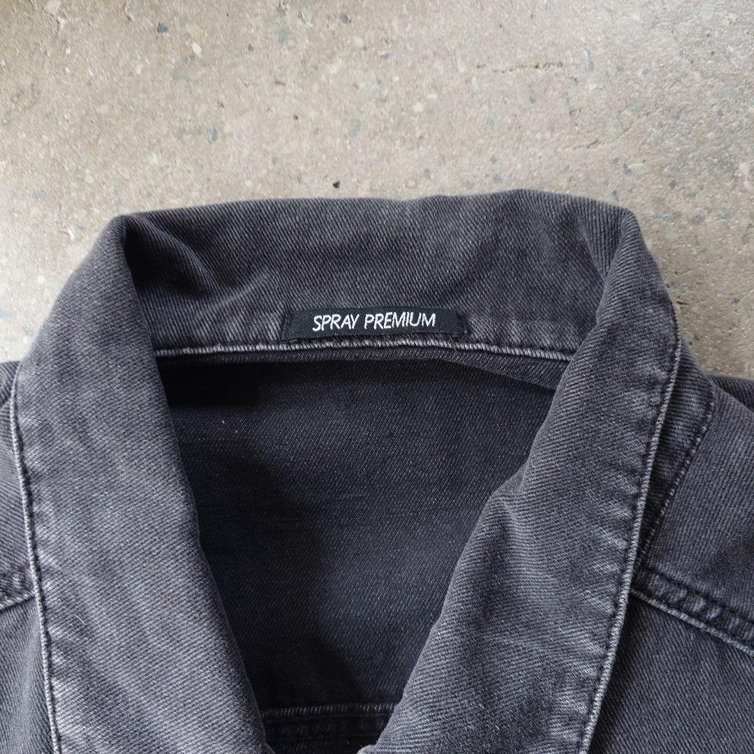 Used black jeans Denim Vest