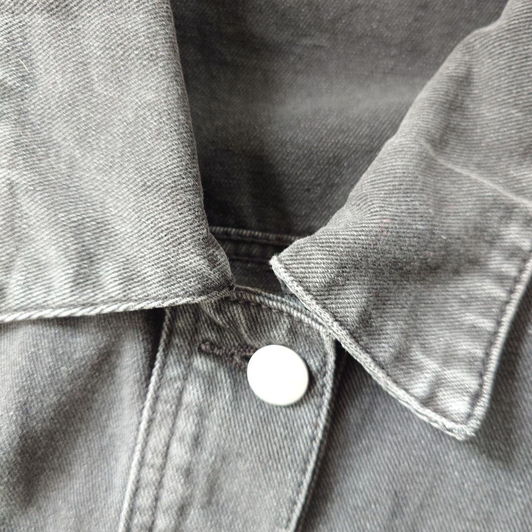 Used black jeans Denim Vest