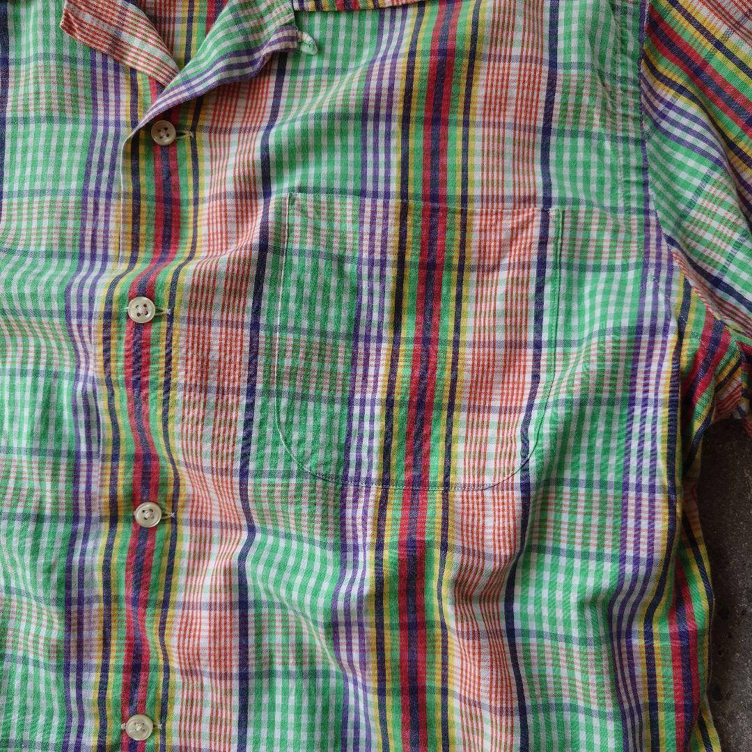 90s POLORALPHALUREN Andy camp open collar shirts M