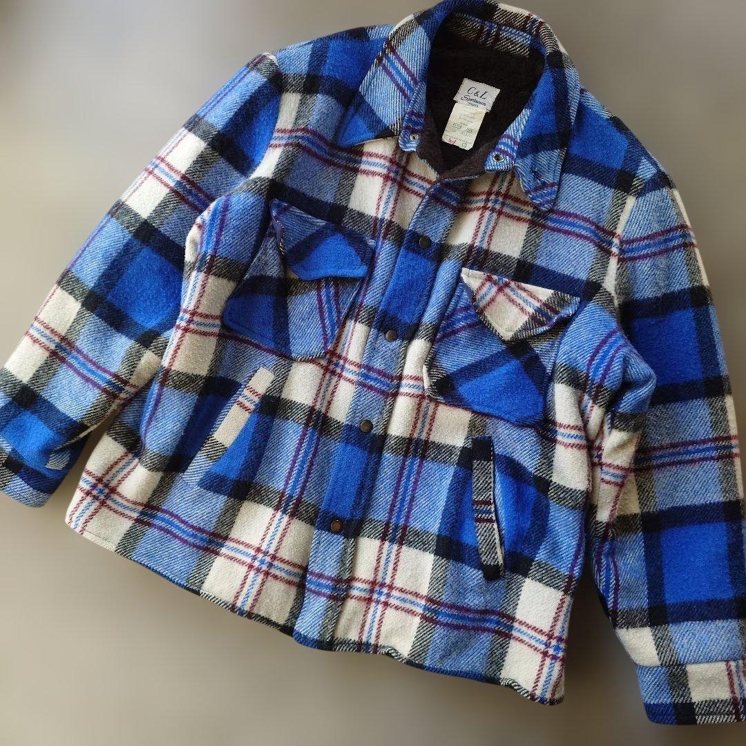 C&L CANADA check boa jacket XL