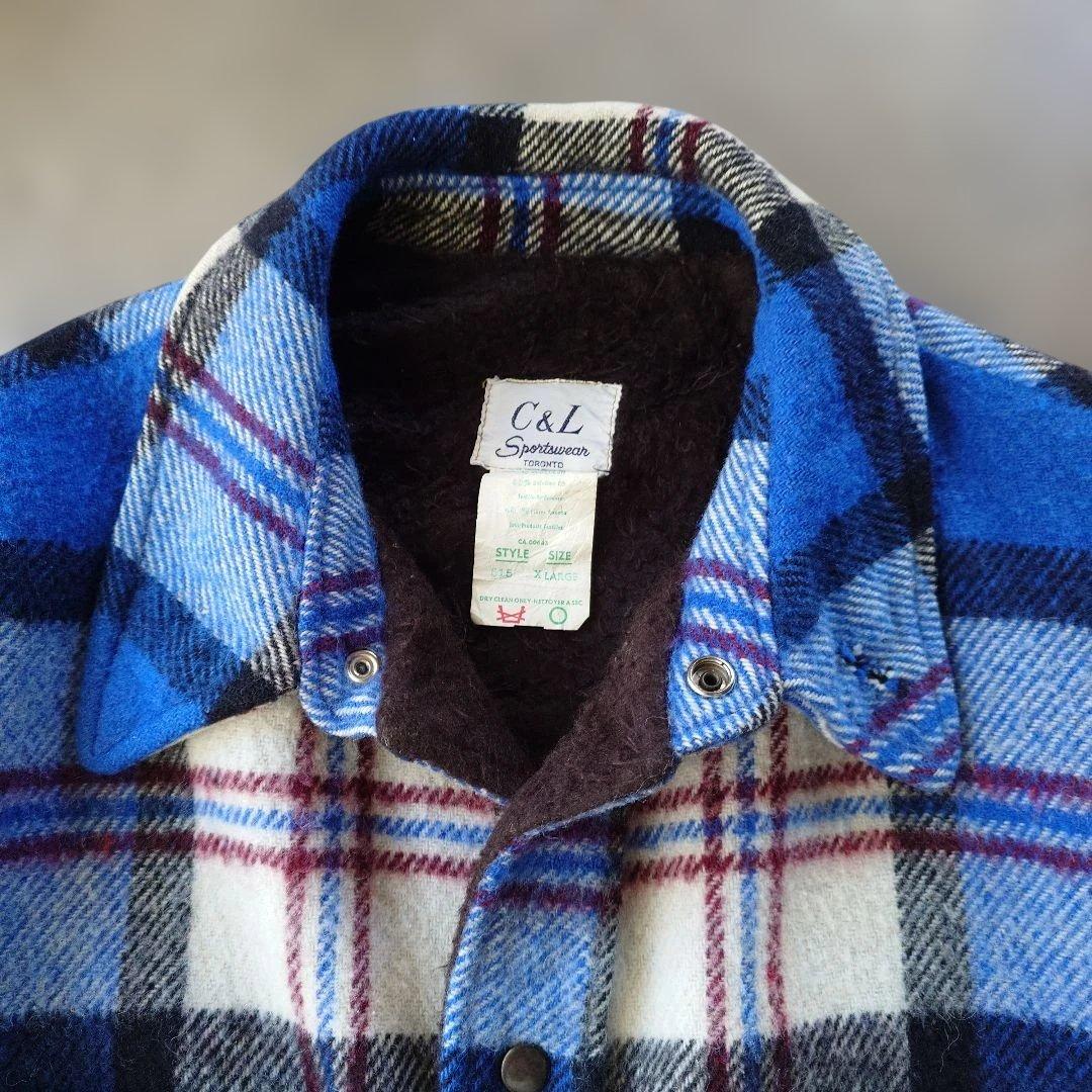 C&L CANADA check boa jacket XL