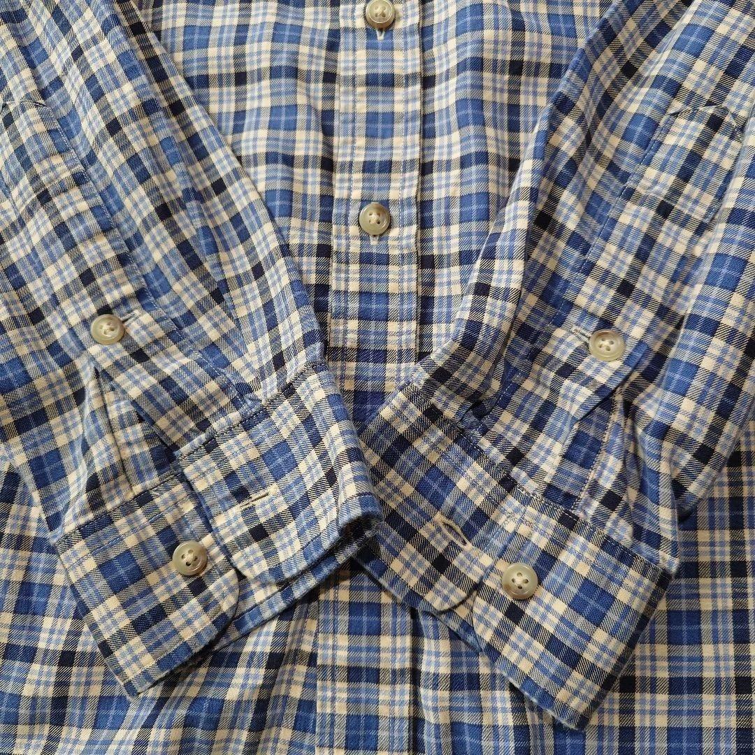poloralphlauren SLIM check shirts M