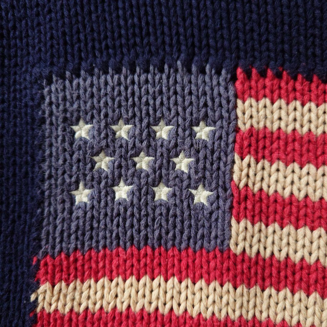 poloralphlauren cotton knit american flag 150