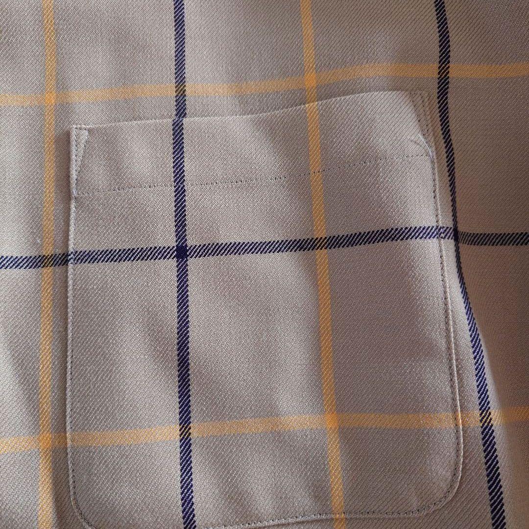 BURBERRYS wool check shirts L バーバリーズ チェックシャツL　ウール