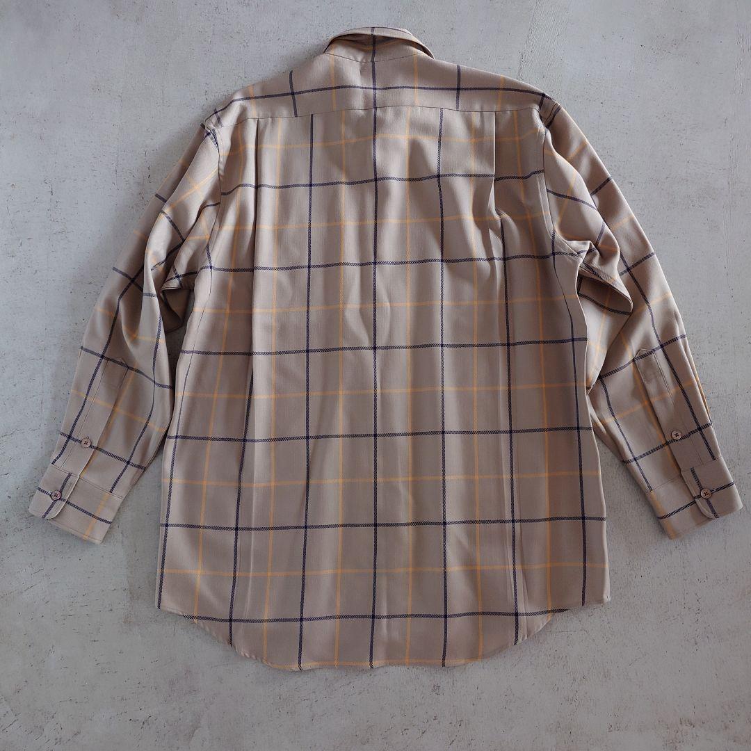 BURBERRYS wool check shirts L バーバリーズ チェックシャツL　ウール