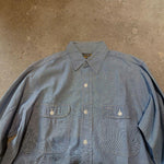 画像をギャラリービューアに読み込む, 80s old chambray shirts ELY

