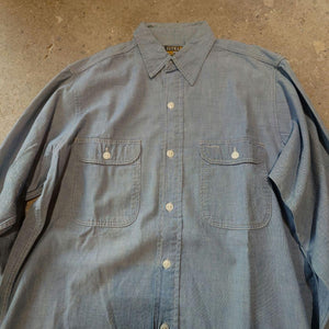 80s old chambray shirts ELY