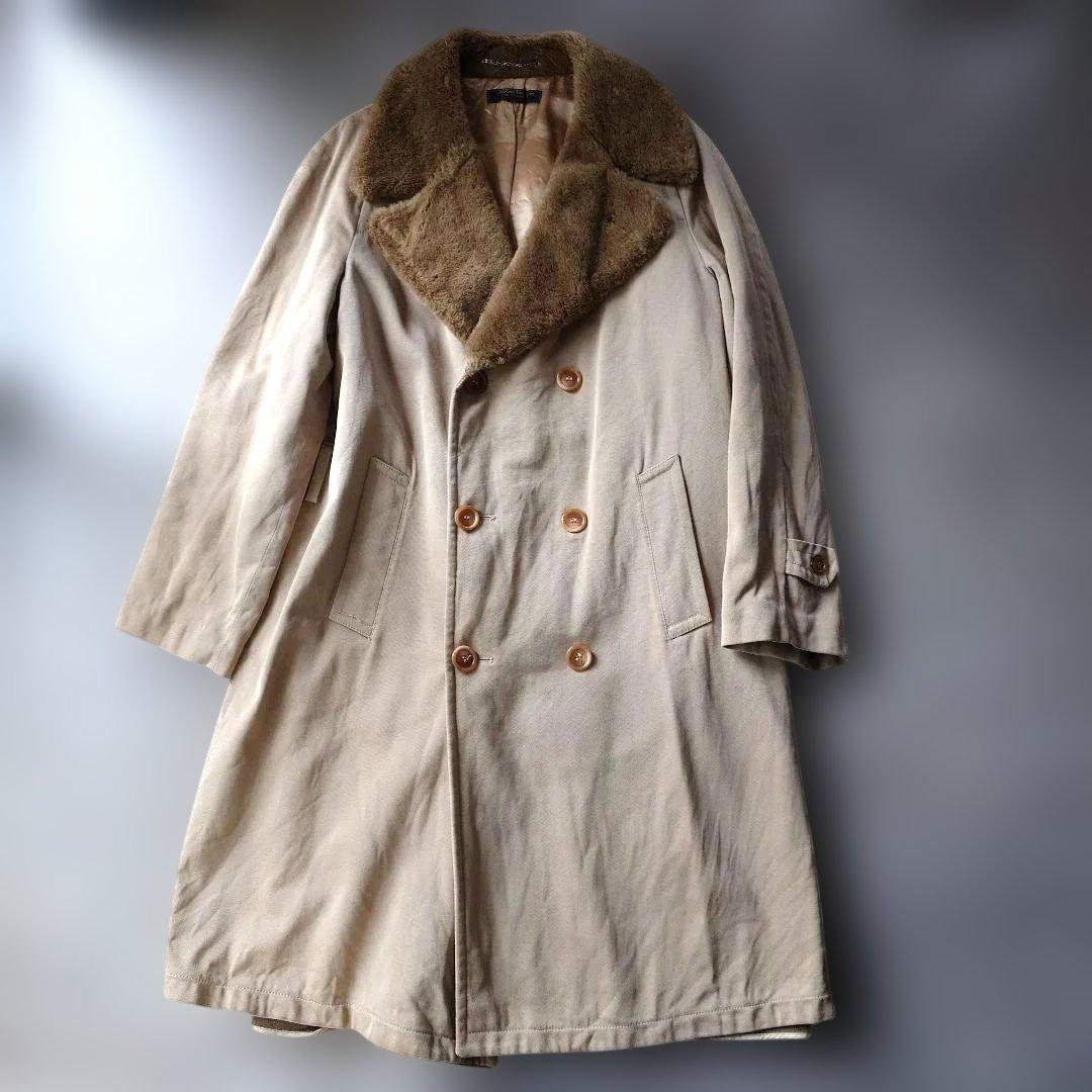 Brooksbrothers 60s sherpa boa trench coat L