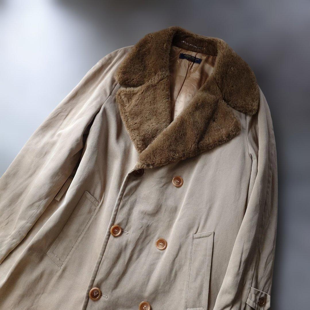 Brooksbrothers 60s sherpa boa trench coat L