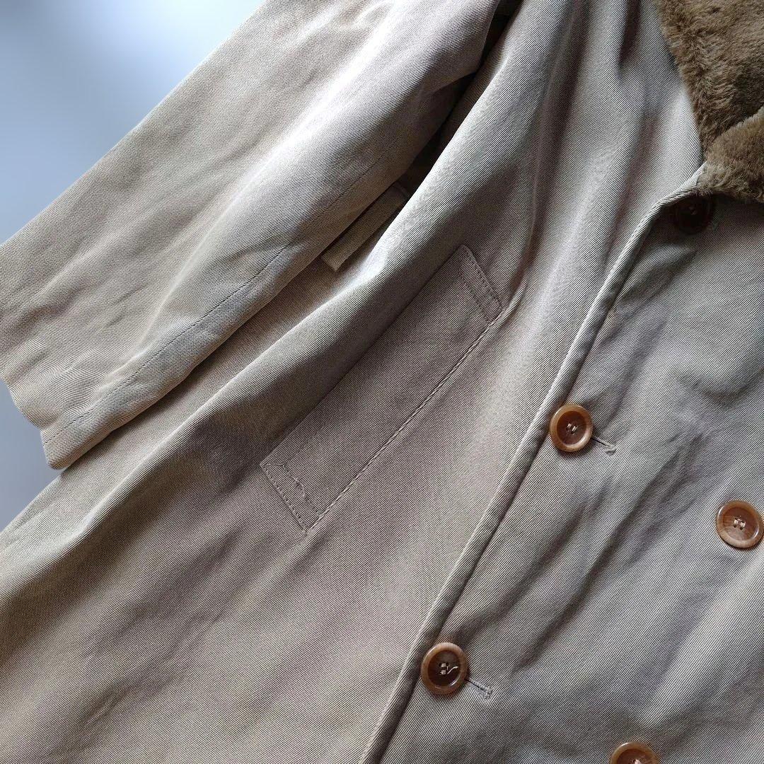Brooksbrothers 60s sherpa boa trench coat L